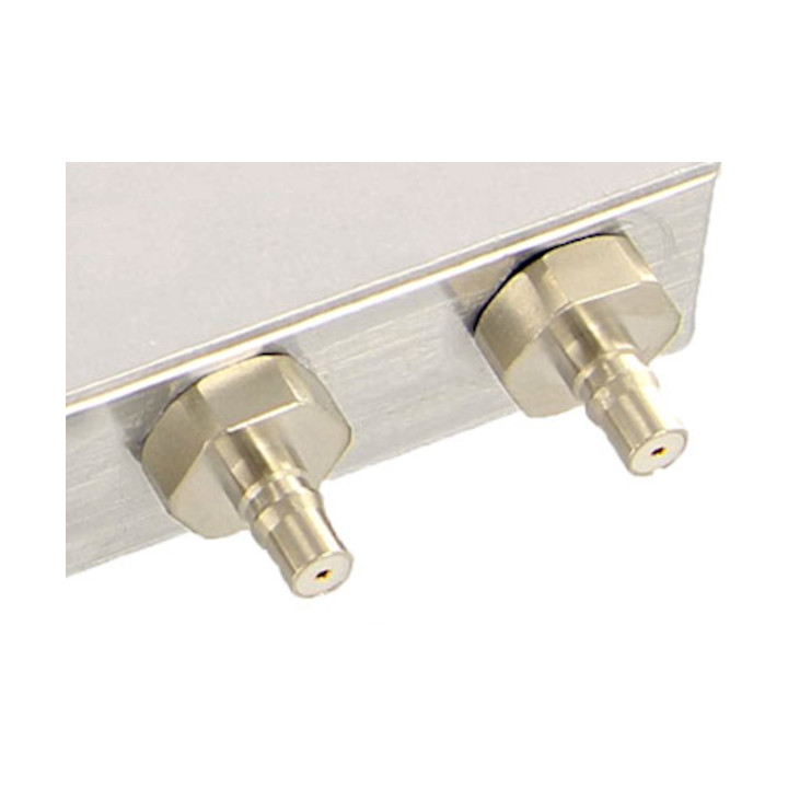 QMA plug to SMA-RP socket adapter WATERPROOF