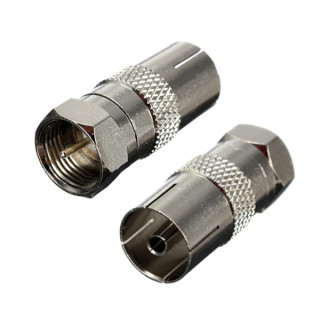 ADAPTER RF-SOCKET (IEC SOCKET) / F-PLUG