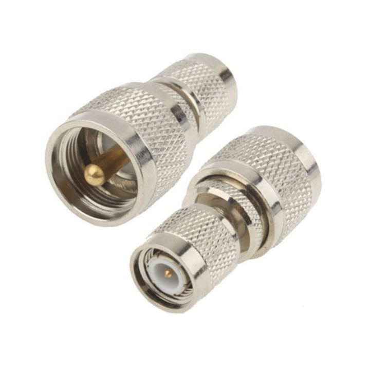 TNC plug/UHF plug adapter