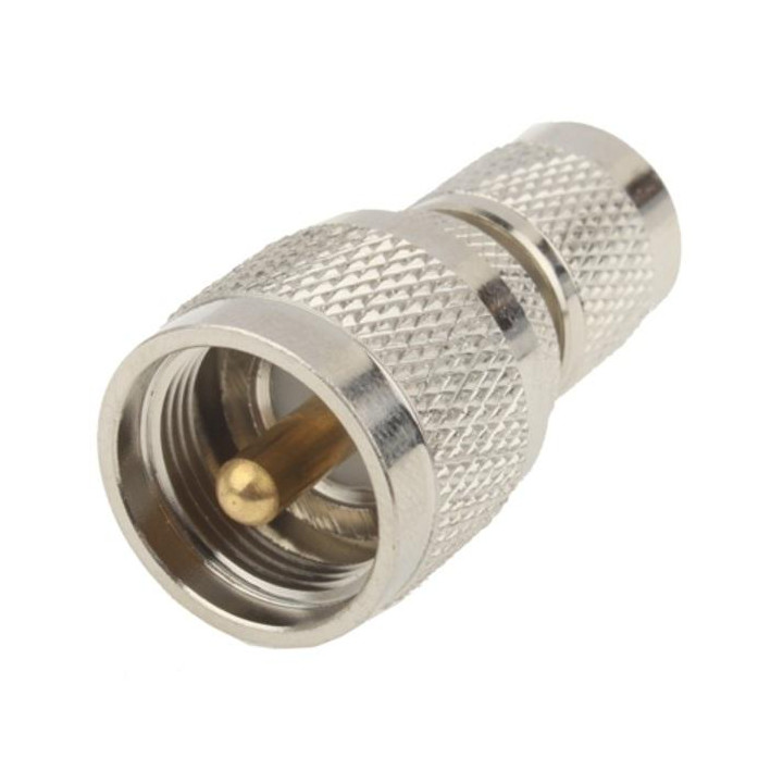 TNC plug/UHF plug adapter