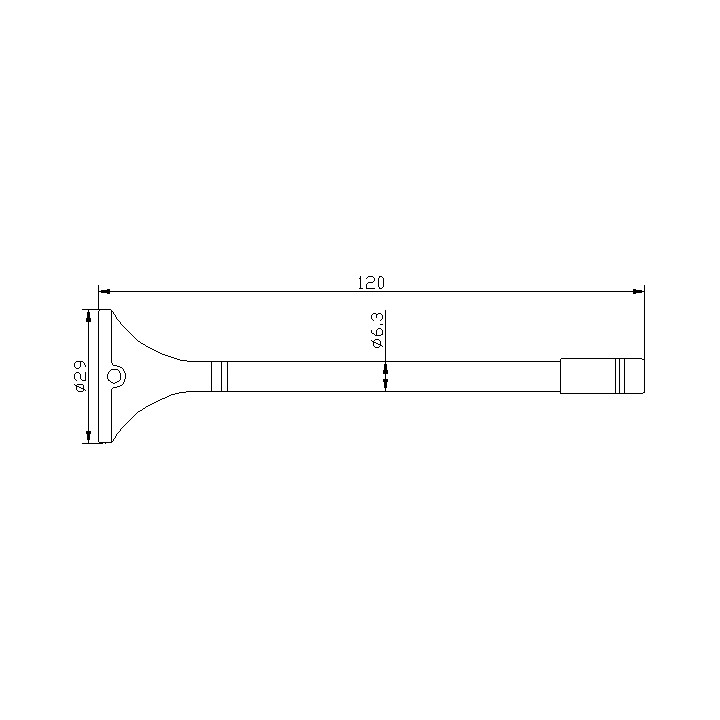 Antena WiFi 2.4GHz 2dBi MAGNETYCZNA wtyk SMA-RP