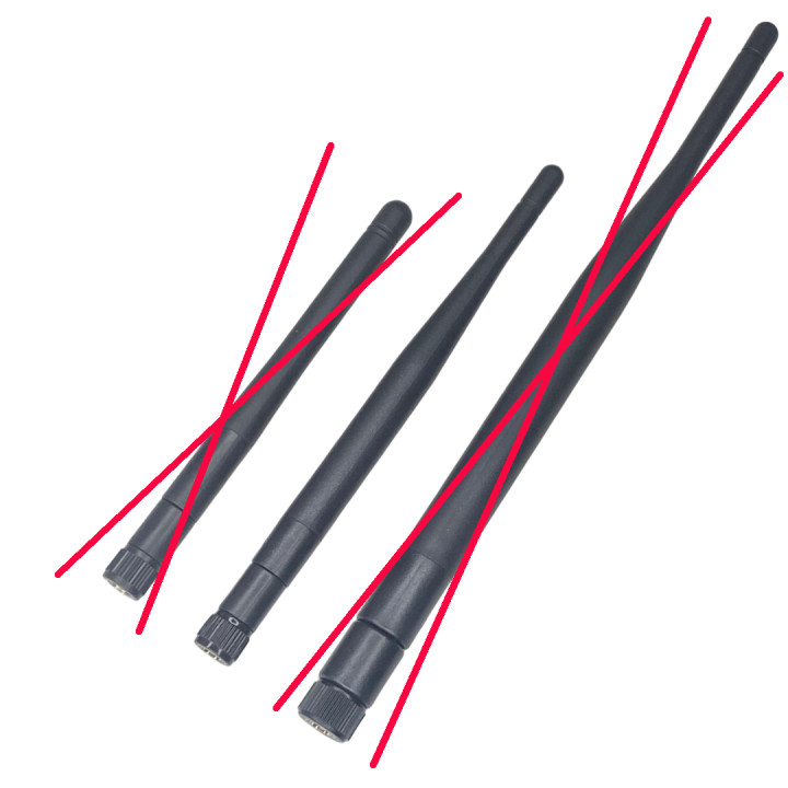 Antena WiFi 2.4GHz 3,5dBi DOOKÓLNA wtyk SMA