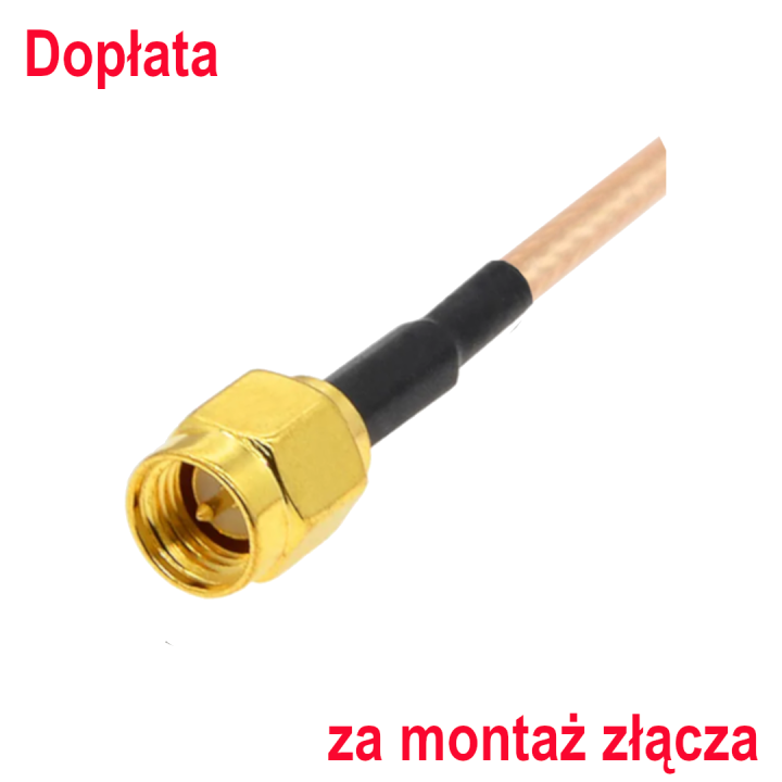 Montaż złącza SMA wtyk RG174/178/316/IPX