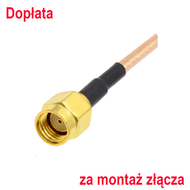 Montaż złącza SMA-RP  wtyk RG174/178/316/IPX