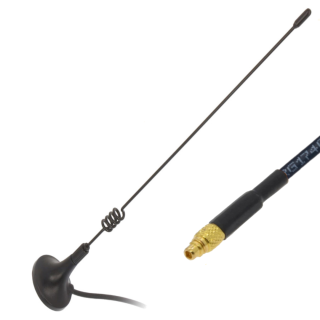 Antena GSM 3G LTE 2dBi pionowa magnes wtyk MMCX