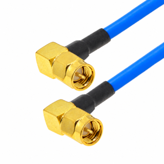 Pigtail SMA wtyk RA / SMA wtyk RA RG402 50cm