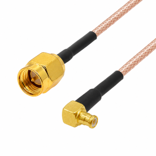 Pigtail MCX wtyk RA/ SMA wtyk RG316 50cm