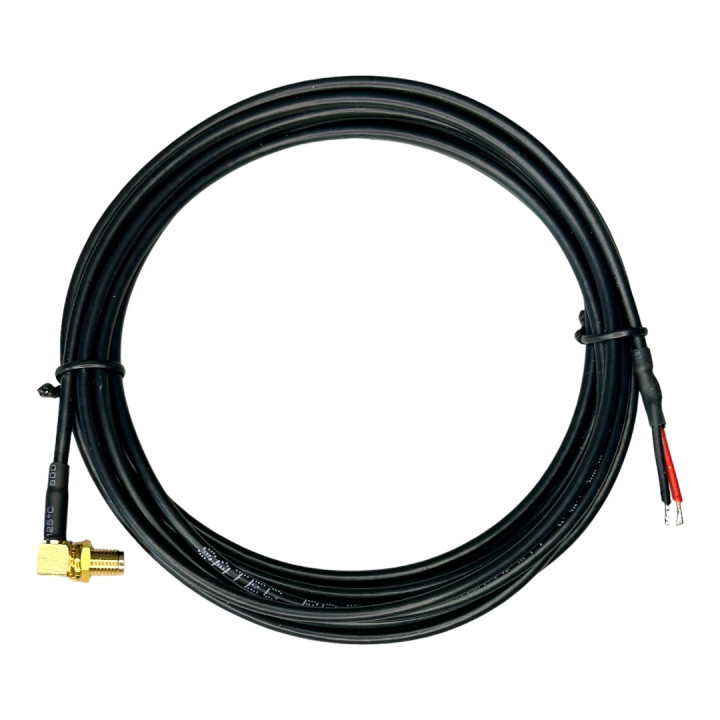 Kabel antenowy do montażu w słupku gniazdo SMA 3m 