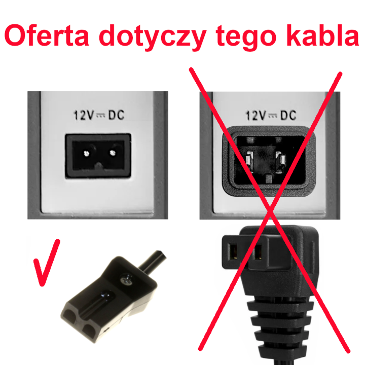 Cable for CAR REFRIGERATOR 2.5m