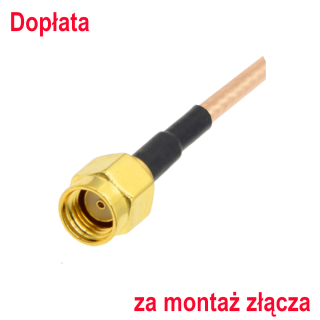 Montaż złącza SMA-RP wtyk RG174/178/316/IPX