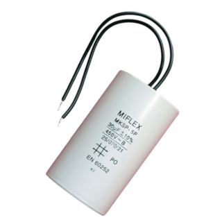 RF connector MIFLEX 30uF 450Vac motor capacitor POLISH
