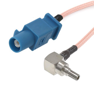 Pigtail CRC9 wtyk / FAKRA wtyk RG316 15cm