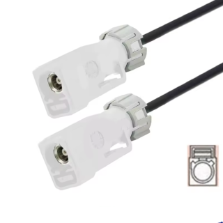Kabel FAKRA B gniazdo gniazdo WATERPROOF RG174 12m