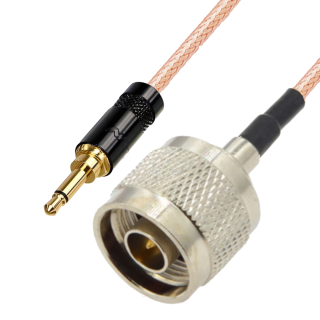 Pigtail JACK 3.5 wtyk / N wtyk RG316 20cm