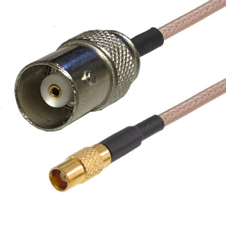 Pigtail MCX gniazdo / BNC gniazdo RG316 1m 