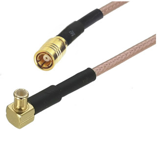 Pigtail MCX wtyk RA / SMB gniazdo RG316 1m