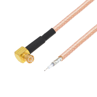 Pigtail MCX wtyk RA RG316 do lutowania 40cm