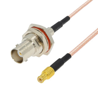 Pigtail MCX wtyk / BNC gniazdo BH 20cm v5