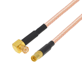 Pigtail MCX wtyk RA / MMCX gniazdo RG316 20cm 