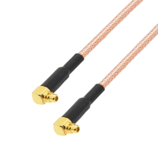 Pigtail MMCX wtyk RA / MMCX wtyk RA RG316 20cm