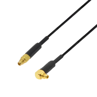 Pigtail MMCX plug - MMCX plug ANGLED RF1.37 30cm