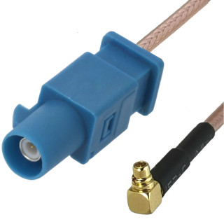 Pigtail MMCX wtyk RA / FAKRA Z wtyk RG316 20cm
