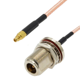 Pigtail MMCX wtyk / N gniazdo BH RG316 25cm 