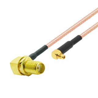 Pigtail MMCX wtyk / SMA gniazdo RG316 20cm V3