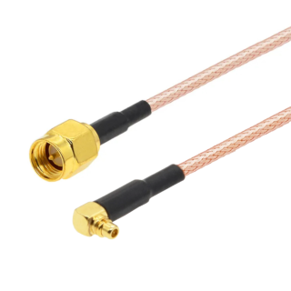 Pigtail MMCX wtyk / SMA wtyk RG316 30cm 