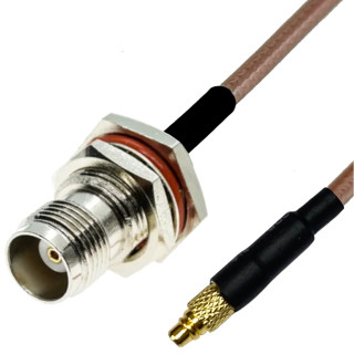 Pigtail MMCX wtyk / TNC gniazdo BH RG316 40cm