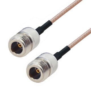 Pigtail N gniazdo / N gniazdo RG316 1m 
