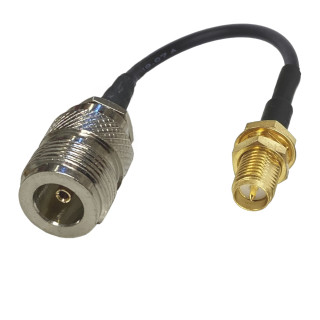 N socket to SMA socket 2 m RF cable | RF 50 Ω