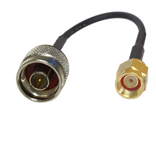 N plug to SMA plug 1 m RF cable | RF 50 Ω