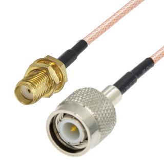 Pigtail SMA socket / TNC plug RG316 1m