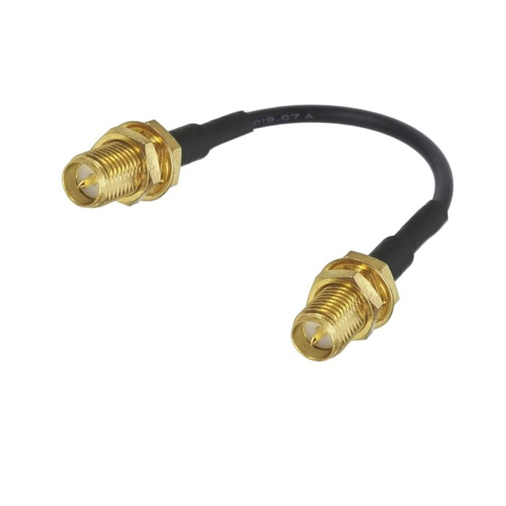 SMA socket RG174 50 cm cable assembly | RF 50 Ω