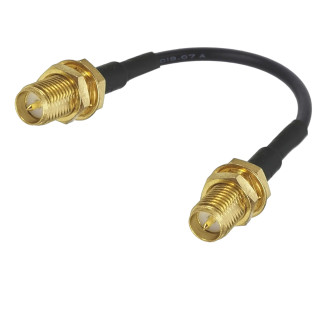 SMA socket RG174 1 m cable assembly | RF 50 Ω