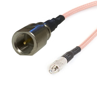 TS9 socket to FME plug RG316 15 cm RF cable | RF 50 Ω
