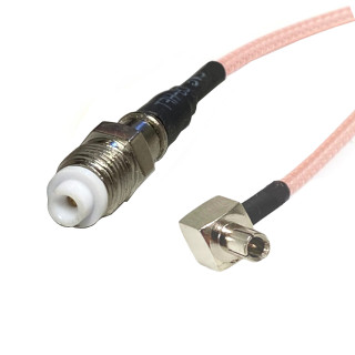 RF Jumper TS9 Stecker auf FME Buchse RG316 15 cm | RF 50 Ω