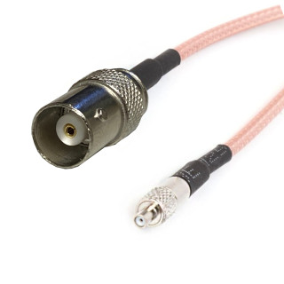 RF Jumper TS9 Buchse auf BNC Buchse RG316 15 cm | RF 50 Ω