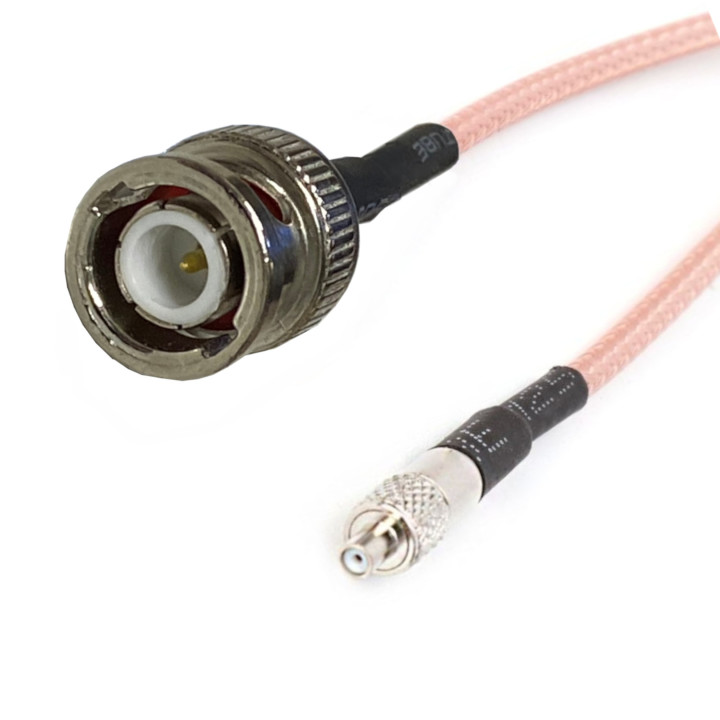 Pigtail TS9 gniazdo / BNC wtyk RG316 15cm