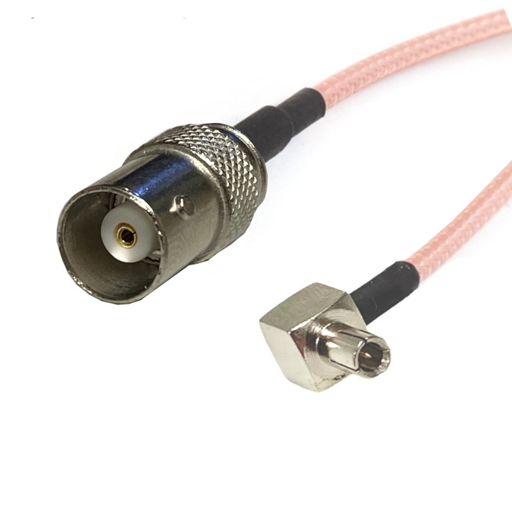 Pigtail TS9 wtyk / BNC gniazdo RG316 15cm