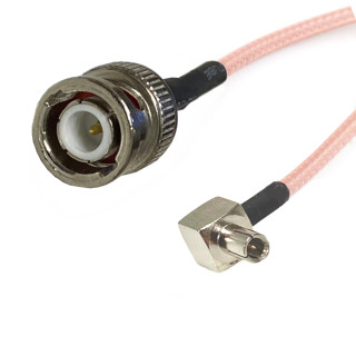 Pigtail TS9 Stecker auf BNC Stecker RG316 15 cm | RF 50 Ω