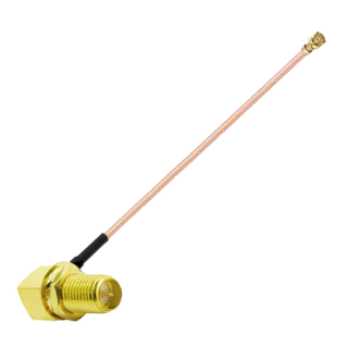 Pigtail uFL wtyk żeński RP SMA gniazdoRG178 15cm