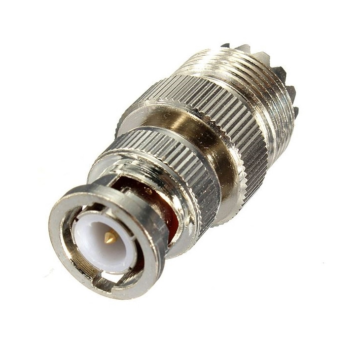 RF connector BNC plug / UHF socket | RF 50 Ω