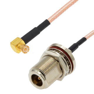 Pigtail MCX wtyk RA / N gniazdo BH RG316 25cm 