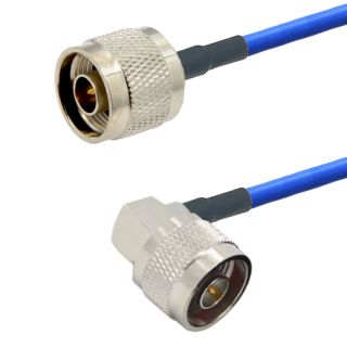 Kabel antenowy N wtyk / wtyk KĄT 36GHz RG402 30cm