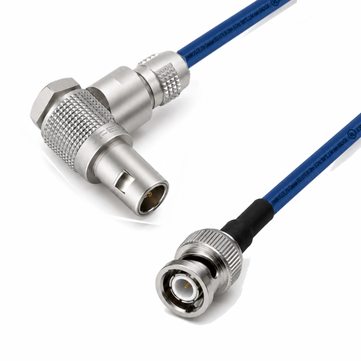Kabel LEMO00 RA / BNC wtyk RG316 HS 3m