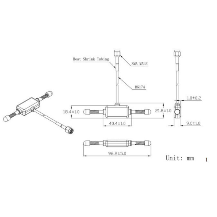 HF-Steckverbinder SMA Stecker | RF 50 Ω