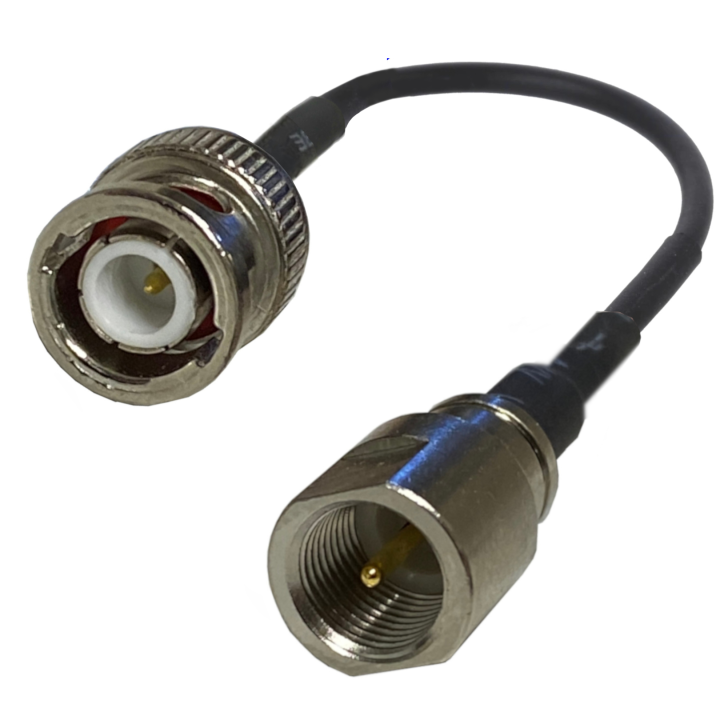Pigtail BNC plug / FME plug RG174 20cm