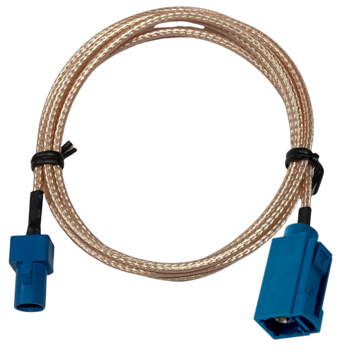 Pigtail FAKRA plug to FAKRA socket RG316 4 m | RF 50 Ω